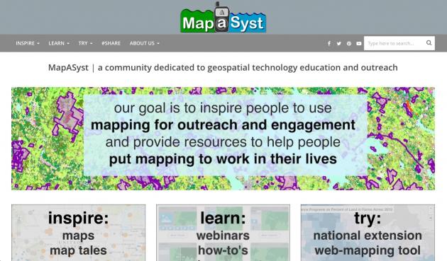 New MapASyst webpage